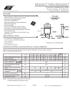 SR20200CT Datasheet PDF Jinan Jing Heng Electronics Co., Ltd.