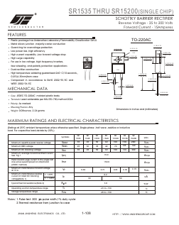 SR15200 Datasheet PDF Jinan Jing Heng Electronics Co., Ltd.