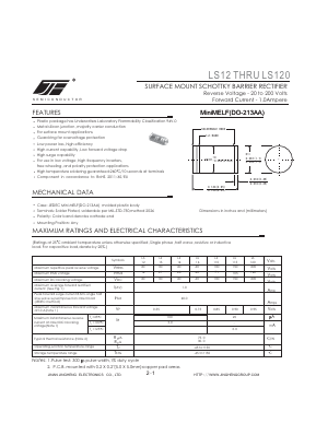 LS13 Datasheet PDF Jinan Jing Heng Electronics Co., Ltd.