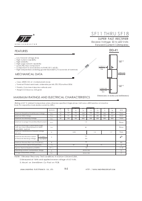 SF17 Datasheet PDF Jinan Jing Heng Electronics Co., Ltd.