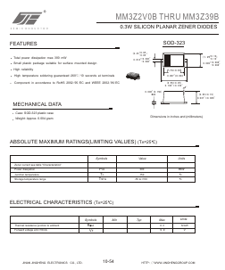 MM3Z6V8B Datasheet PDF Jinan Jing Heng Electronics Co., Ltd.