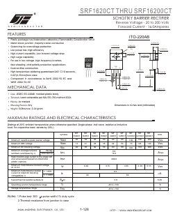 SRF1640CT Datasheet PDF Jinan Jing Heng Electronics Co., Ltd.