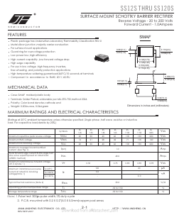 SS14S Datasheet PDF Jinan Jing Heng Electronics Co., Ltd.