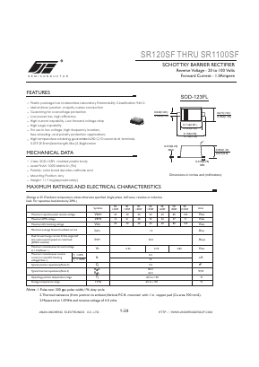SR130SF Datasheet PDF Jinan Jing Heng Electronics Co., Ltd.