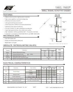 1N60 Datasheet PDF Jinan Jing Heng Electronics Co., Ltd.