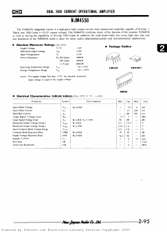 NJM4556M-B Datasheet PDF Japan Radio Corporation 