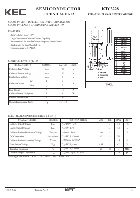 KTC3228 Datasheet PDF KEC