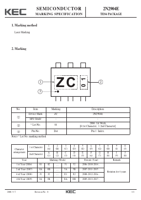 2N2904E Datasheet PDF KEC