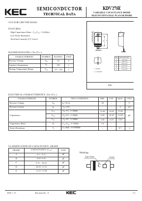 KDV275E Datasheet PDF KEC