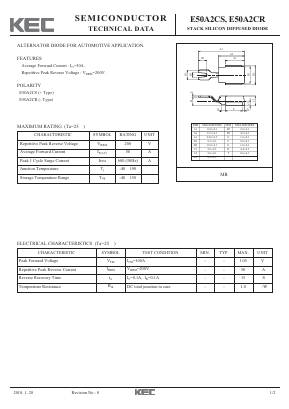 E50A2CS Datasheet PDF KEC
