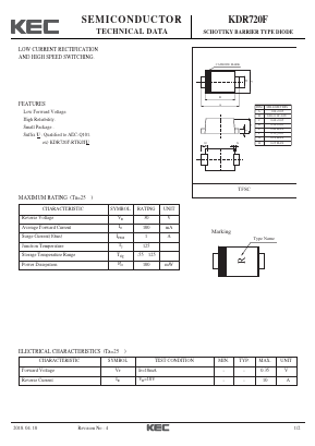 KDR720F Datasheet PDF KEC