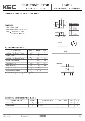 KDS221E Datasheet PDF KEC
