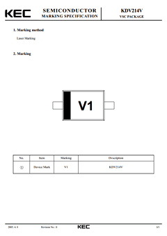 KDV214V Datasheet PDF KEC