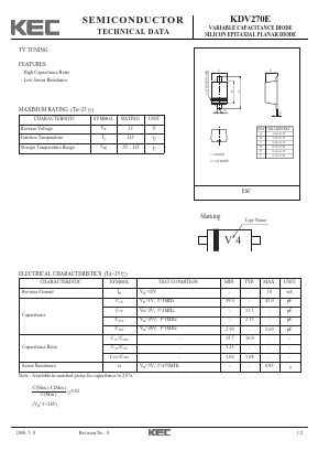 KDV270E Datasheet PDF KEC