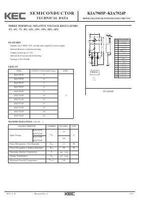 KIA7918P Datasheet PDF KEC