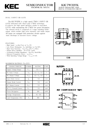 KIC7W32 Datasheet PDF KEC