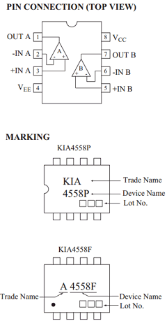 A4558F Datasheet PDF KEC
