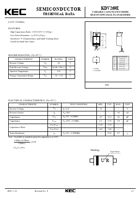KDV269E Datasheet PDF KEC