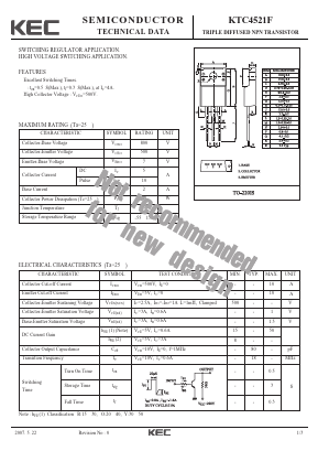 KTC4521F Datasheet PDF KEC