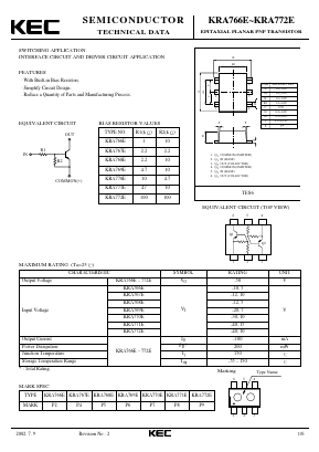 KRA768E Datasheet PDF KEC