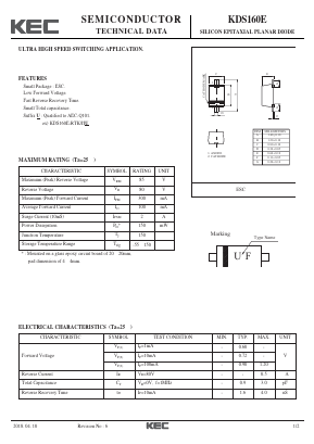 KDS160E Datasheet PDF KEC