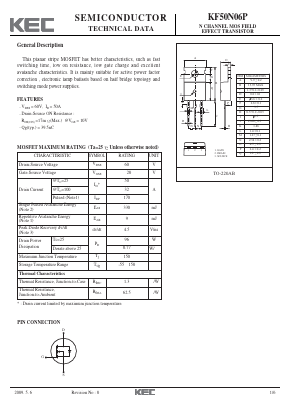 KF50N06P Datasheet PDF KEC