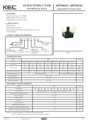 KPF801G02 Datasheet PDF KEC
