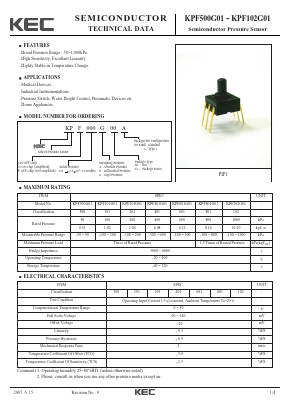 KPF102G01 Datasheet PDF KEC