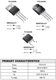 MBRB2045CT-E3/81 Datasheet PDF Kersemi Electronic Co., Ltd.