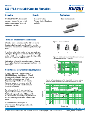 ESD-FPL-31-12 Datasheet PDF KEMET