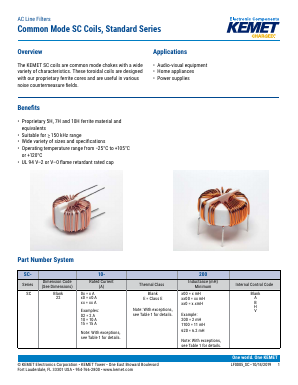 SC22-04-95H Datasheet PDF KEMET