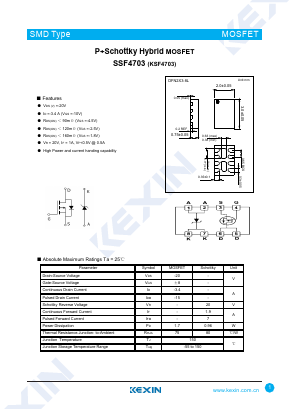 KSF4703 Datasheet PDF KEXIN Industrial