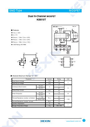 KI8810T Datasheet PDF KEXIN Industrial