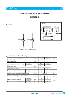 KI5905DC Datasheet PDF KEXIN Industrial