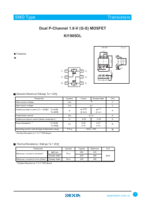 KI1905DL Datasheet PDF KEXIN Industrial