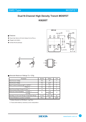 KI8205T Datasheet PDF KEXIN Industrial