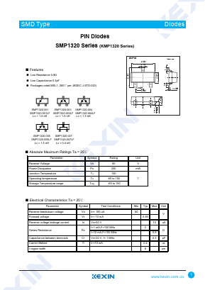 KMP1320-001LF Datasheet PDF KEXIN Industrial