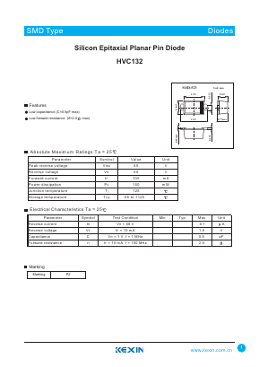 HVC132 Datasheet PDF KEXIN Industrial