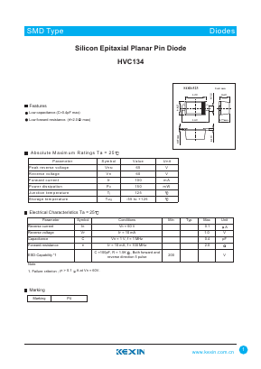 HVC134 Datasheet PDF KEXIN Industrial