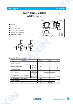 KO4815 Datasheet PDF KEXIN Industrial