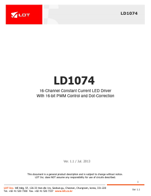 LD1074 Datasheet PDF LDT Co., Ltd