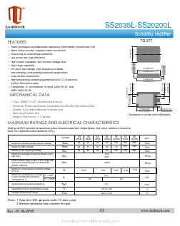SS2050L Datasheet PDF Shanghai Leiditech Electronic Technology Co., Ltd