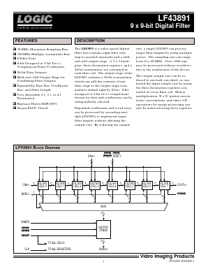 LF43891 Datasheet PDF LOGIC Devices Incorporated