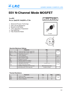 LIRFZ44N Datasheet PDF Leshan Radio Company,Ltd