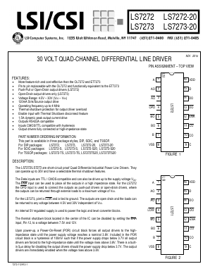 LS7273-20 Datasheet PDF LSI Corporation 