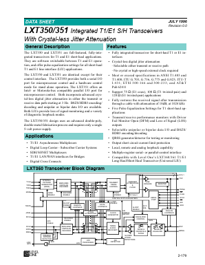 LXT351QE Datasheet PDF Level One