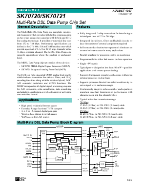SK70721IAFE Datasheet PDF Level One