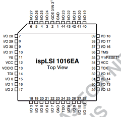 ISPLSI1016EA-100LJ44 Datasheet PDF Lattice Semiconductor