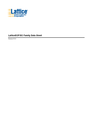 LFECP1E-5F900C Datasheet PDF Lattice Semiconductor