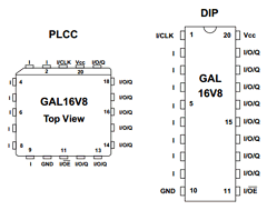 GAL16V8C-10QP Datasheet PDF Lattice Semiconductor